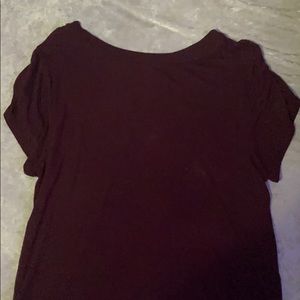 Burgundy T-shirt